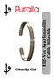 Elif-Vav Steel Bracelet -Silver - 2