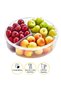 3-Compartment Leak-Proof Gasket Sealed Locking Lid 1.35 Liter Round Food Storage Container Lc-500 - 4