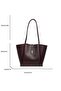 London Large Size Women's Bag with Lock Detail - 3