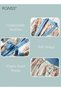 5-Pack Women's Pajama Sets Sweet Floral Printing Homewear Ladies Nightwear Silky Clothes Suits Sprin - 7