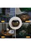 2-Pack Outdoor Waterproof Black LED Solar Table Lamps, Decorative Lanterns for Patio & Garden - 3
