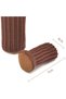 24 pairs (brown) non-slip knitted furniture covers for chair legs, preventing scratches and reducing noise, easy to move, brown. - 2