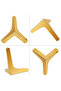 Four 15cm gold-plated bed legs, suitable for sofas and modern wardrobes, screws included. - 2