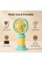 Handheld fan, flower - shaped handheld desktop fan, rechargeable mini portable fan, USB rechargeable handheld fan, an essential handheld cooling... - 5