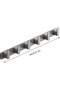 Heavy-duty clothes hook storage rack, durable, rust-proof and corrosion-resistant, suitable for wall mounting and storage. - 4