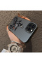 iPhone 13 Pro Compatible with Helmeted Motorcyclist Drawing Printed Men's Style Phone Protective Case - 2