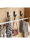 Black 30-Pack Metal Wall Coat Hooks 3x4.5 cm - 5