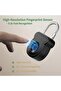 Smart Fingerprint Padlock with Emergency USB Port (black), waterproof quick-unlock locker lock. - 6