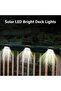 16X Solar LED Bridge Light, White Light, Suitable for Outdoor Gardens, Terraces, Railings, Stairs, Paths, Waterproof Step Light - 4