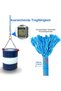 Swing connector, 1.2m hammock connecting suspension rope and hook, Geschikt voor outdoor tree hanging chair playground set, blue - 2