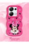 Poco M6 Pro 4g Compatible Wavy Frame Mouse Cartoon Patterned Quality Silicone Phone Case