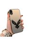 iPhone Xr Compatible Hard Acrylic Back Silicone Edge Lens Protection Case