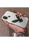 Samsung Galaxy A21S Compatible Hard Acrylic Back Silicone Edge Lens Protection Case - 3