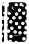 Iphone 17 pro max black polka dot essential slim full cover glossy print camera protected hard phone case