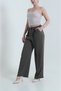 Women's High Waist Crepe Tencel Zipper Pocket Trousers - 3