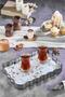 Digital Printed Glass Serving Tray – Floral Motif, 40X28 cm