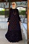 Rose Navy Blue Dress - 6