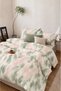 Milbay Group Multi-Colored Striped Duvet Cover Set Modern Minimalist Geometric Pattern Double Bed Quilt Cover