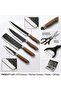 6-Piece Kitchen Knife Set with Scissors & Peeler, Ultra-Sharp Chef Knives for Meat & Vegetable Prep, Ergonomic Handle Cooking Cutlery for Home Kitchens, Chefs & Daily Cooks - 3