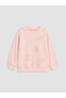 Rmz Gi̇yi̇m Farkiyla Zero Roba Collar Embroidered Girls' Sweatshirt