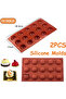 Hemispherical mold with 15 cavities, silicone baking tool, suitable for making chocolate desserts, ice cream scoops, etc. - 4