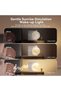 Wake Up Light Moon Lamp with Light Alarm Clock 2 Alarms RGB Moonlight 8 Colors Natural Sounds Bedside 3 Brightness Levels Night for Women Girls Boys - 4