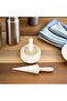 Kitchen Ice Cream Cone Former & Waffle Cone Roller Kit, Crispy Spring Roll Maker Mold for Homemade Desserts & Baking (White) - 3