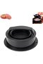 1-Piece 3-in-1 Hamburger Press - Burger Patty Mold - Bacon Press - Suitable for Chives, Beef and Vegetables - Black