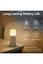 Two LED nightlights with motion sensor, 5-meter sensing range, 5-level brightness adjustment—supports USB-C charging. For bedrooms, bathrooms - 3