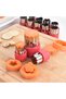 12-piece vegetable cookie cutter set, made of stainless steel, suitable for cakes, cookies, sushi, and fruit. - 4