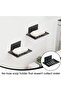 Black Drill-Free Soap Dish - Robust Soap Holder with Self-Adhesive Mounting - 4