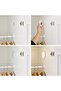 Set of 2 LED night lights with motion sensor and twilight sensor, battery-powered white plastic night light, warm white night light for hallway - 2