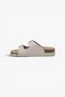 Suede Double Buckle Women's Slippers - 3