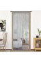 Curtain rope, window decoration, partition decoration, bedroom decoration, simple curtains suitable for 90x200 cm windows - gold - 3
