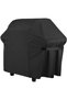 420D Oxford cloth barbecue cover, barbecue protective tarpaulin, grill cover, UV resistant/waterproof/moisture resistant (147x)