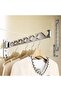 Clothes hangers - Foldable hooks - Space-saving hanging - 180-degree rotatable - 34 x 13 cm - Black - 2