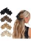 4-piece flower hair clip set, large non-slip hair clips, Hawaiian non-slip hair clips, cute hair clips suitable for fine and thick hair.