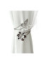 4-Pack Metal Butterfly Curtain Ties DTY - Exquisite Curtain Ties, Stylish Curtain Binding, Housewarming Gift - Silver