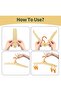Foldable Travel Hangers – 4-piece with 16 Clips, Portable for Suitcase, Travel Essentials - 5