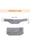 Heated Lumbar Support Belt - 2-in-1 Hand Warmer - Grey - 2