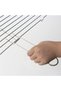 2 Stainless Steel Grill Lifter Grill Lever BBQ Grill Handle for Easy Lifting of Hot, Dirty Grill BBQ Accessories BBQ Grill Lifter