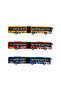 Diecast metal body bellows toy bus 22 cm 1:50 scale - 4