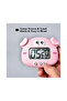 Cartoon - themed decorative oven timer, high - quality oven timer, practical kitchen gadget, pink, with a magnetic base, digital timer (batteries... - 3
