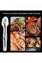 30cm Stainless Steel Tongs Pasta Salads Bread BBQ Professional Kitchen Buffets - 3