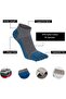 5-pack of cotton five-toe socks, running socks, unisex, mesh, thin, low-rise, short-cut, five-toe, comfortable and breathable. - 2