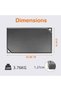 Cast iron frying pan - 41.8 x 24 cm - Suitable for ovens, stovetops, grills, and charcoal grills - 2-in-1 double-sided frying pan - 1 piece - 3