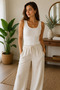 Size m White Cotton Single Jersey Fabric Women's Athlete Blouse Crew Neck Flexible Daily Basic Stylish