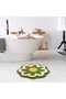 Flower-shaped bathroom mat, non-slip, absorbent, floral pattern, bathroom mat - 4