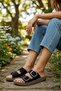 Genuine Leather Full Orthopedic Women's Daily Slippers - 3