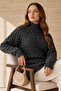 Turtleneck Knitwear Sweater R4518 Anthracite - 2